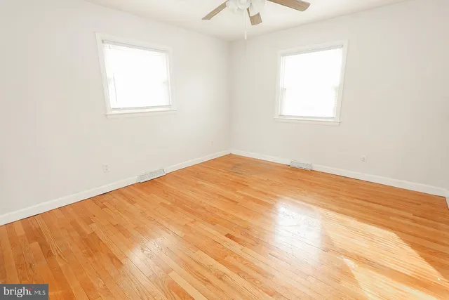 wooden floor in an empty room