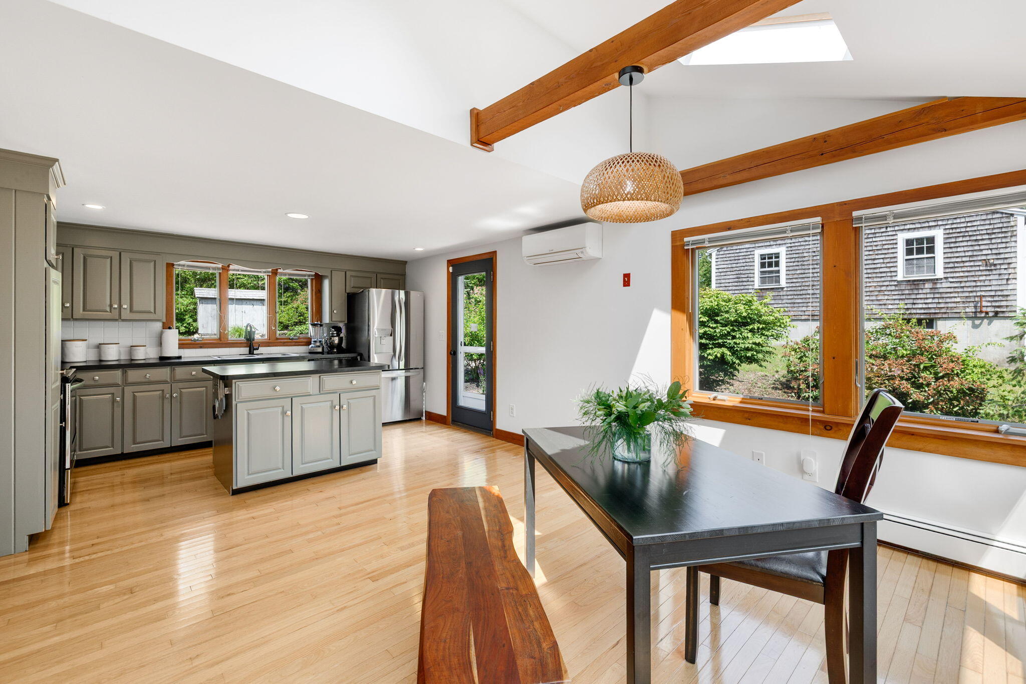 6 Paddock Drive Harwich, MA 02645 - Photo 11 of 40 a kitchen with granite countertop a stove a sink and a refrigerator