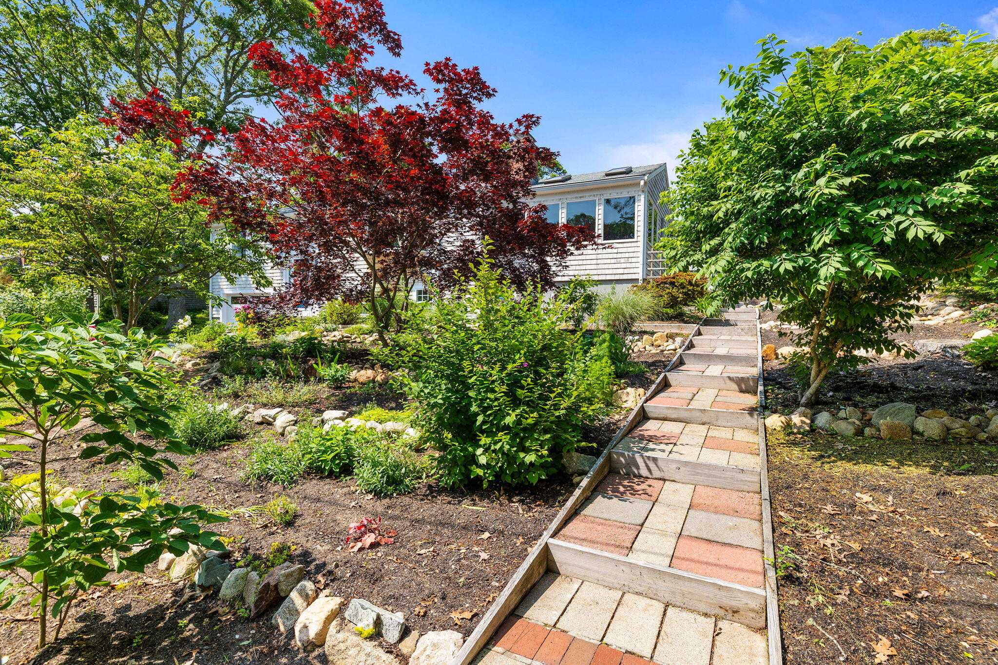 6 Paddock Drive Harwich, MA 02645 - Photo 35 of 40 a view of backyard with outdoor seating