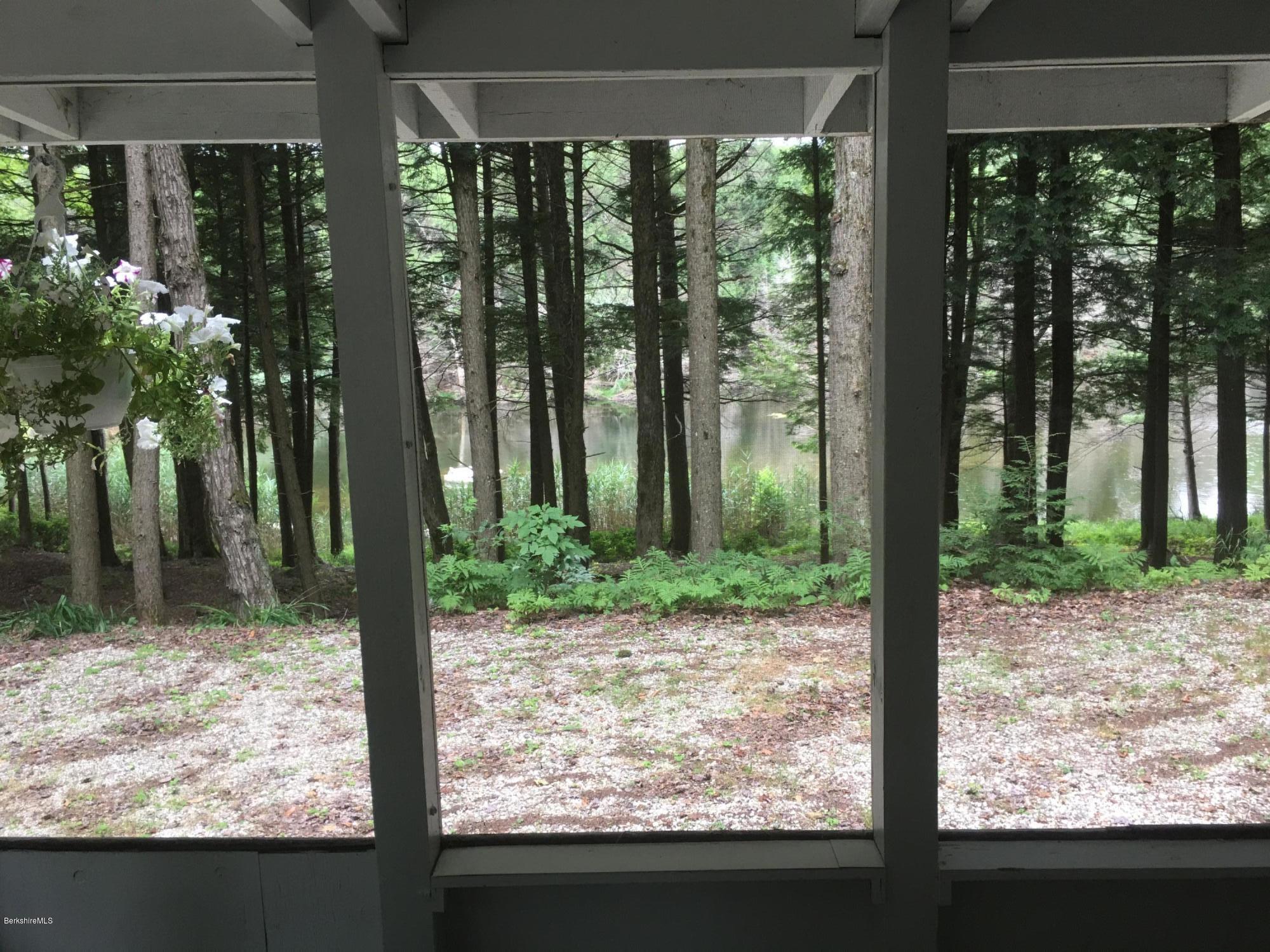 a view of a from a window