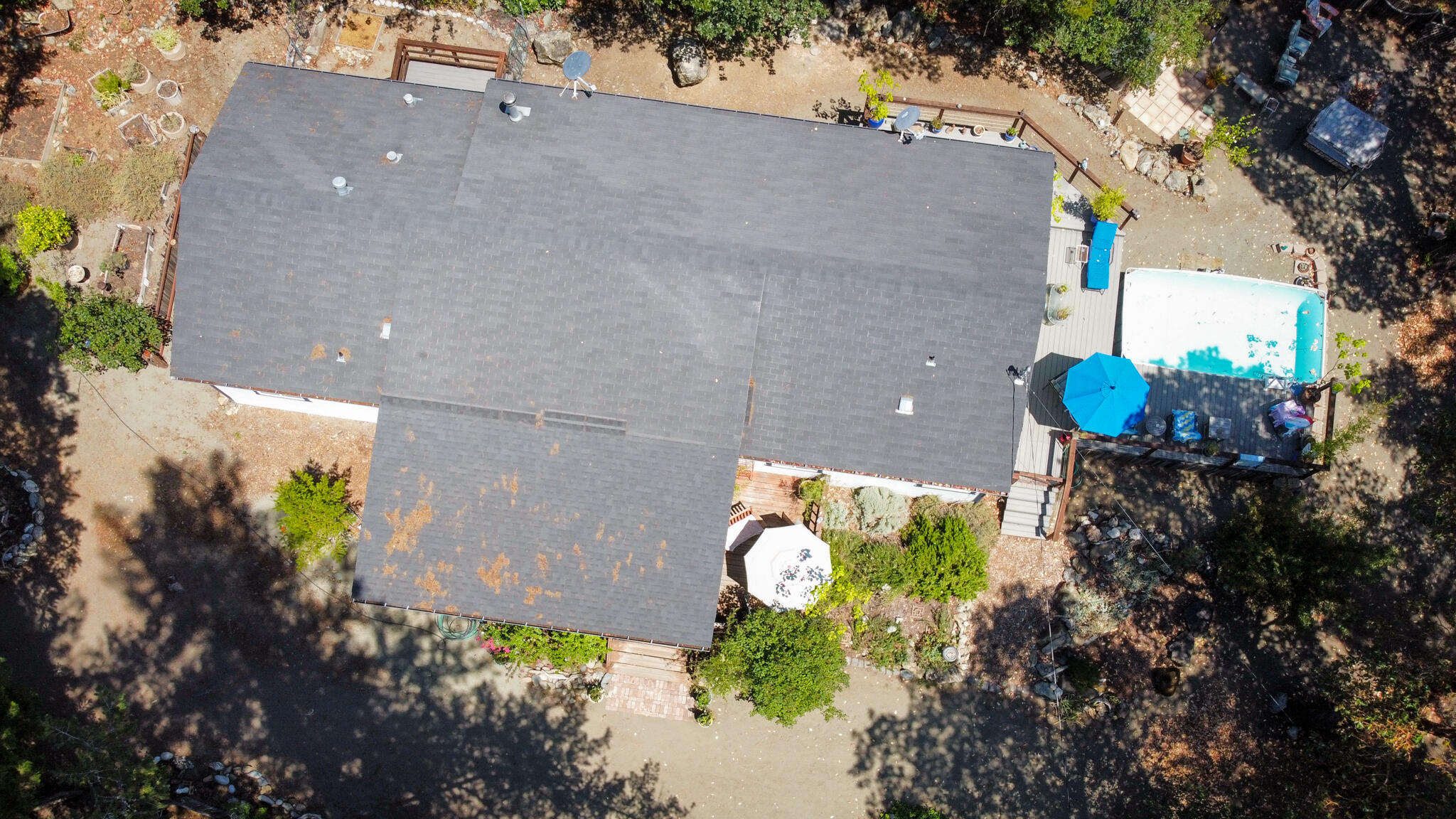 361 Senger Road Junction City, CA 96048 - Photo 23 of 39 Aerial w/Pool