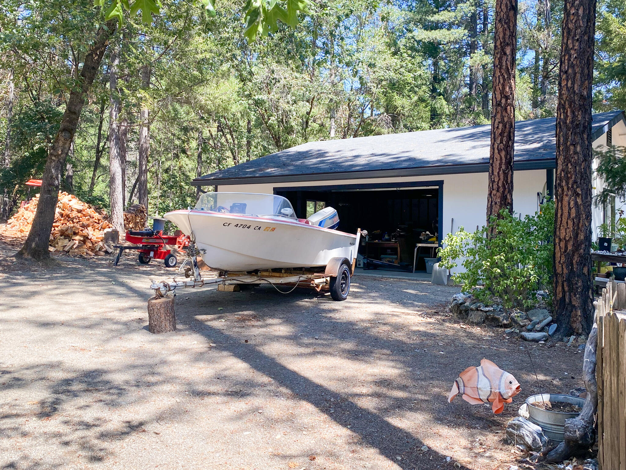 361 Senger Road Junction City, CA 96048 - Photo 28 of 39 Detached Garage with Workshop/Guest Room