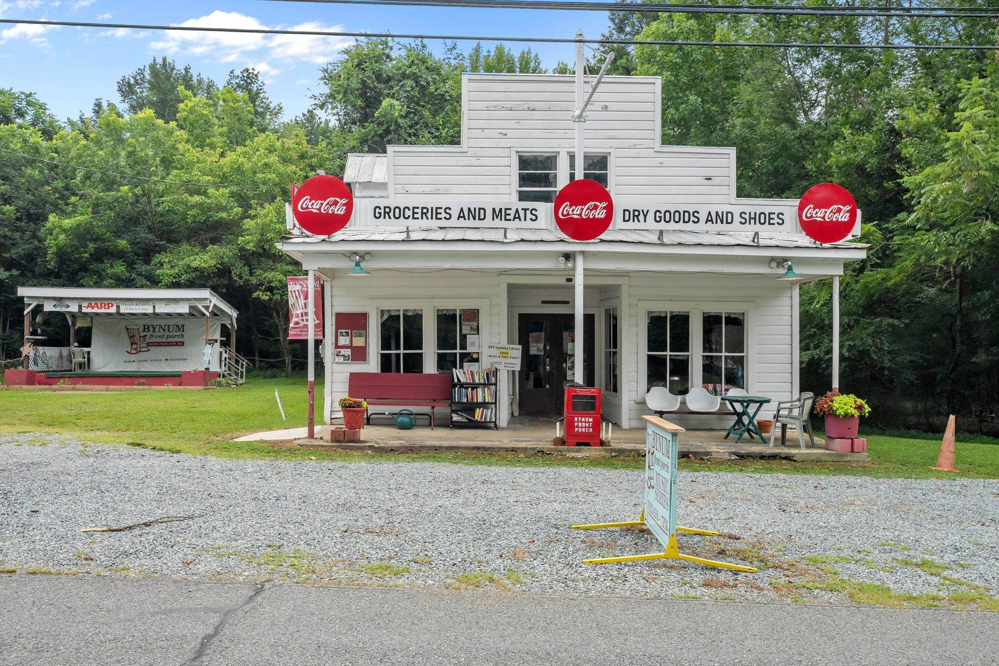 941 Bynum Road Pittsboro, NC 27312 - Photo 50 of 50 Live music on Fridays all summer long- over by 9- 9:30 and in the winter there's bingo! Yoga on Tues nights and coffee time every Wed AM - all for the community or for whoever rolls in and wants to feel like a local! Across the Street- the Famous Bynum General Store