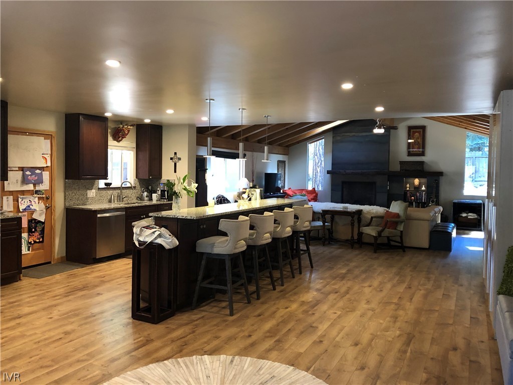 1054 Flume Road Incline Village, NV 89451 - Photo 5 of 19 Truly open concept: kitchen, dining, living, and f