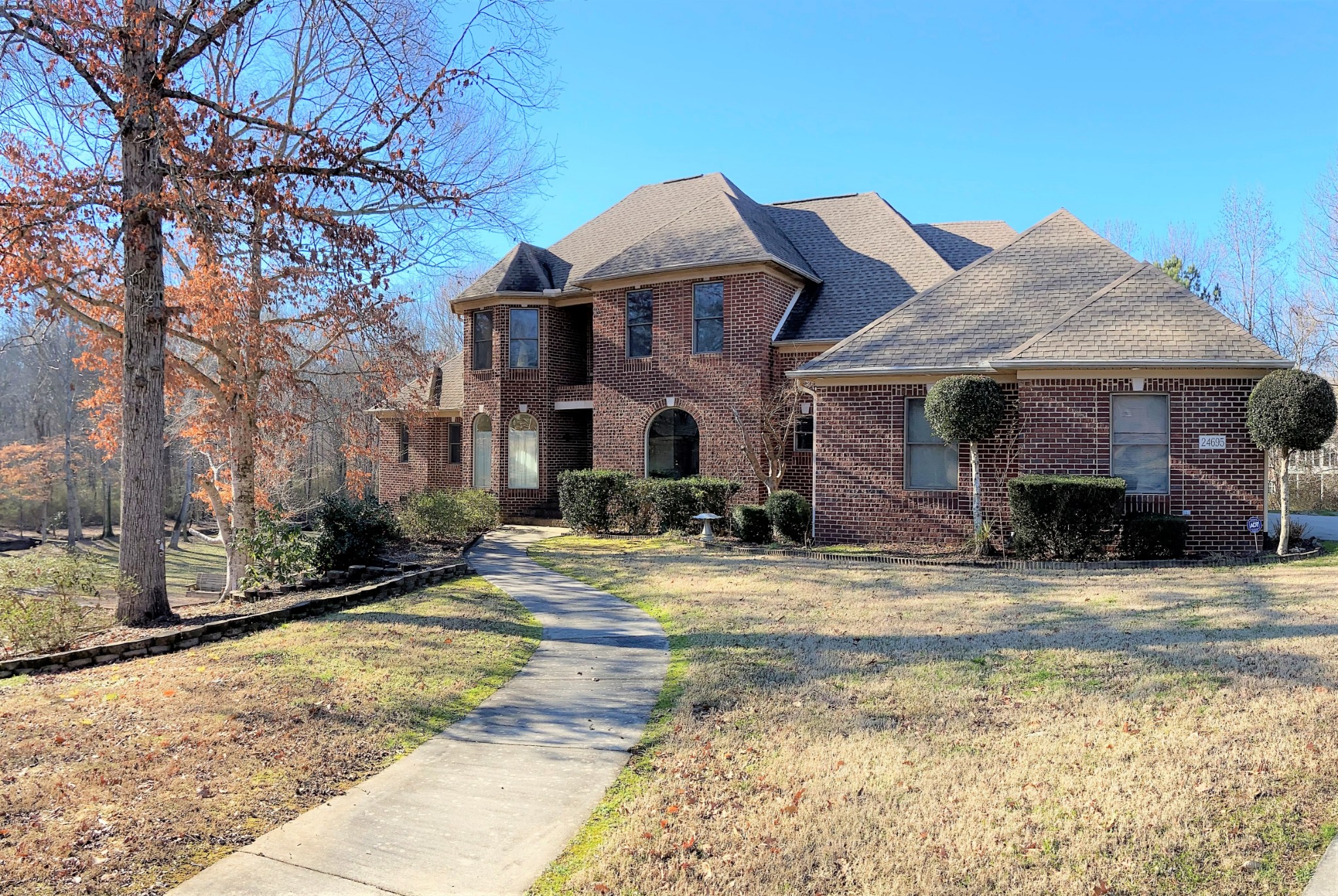 24695 Deer Ridge Lane Athens, AL 35613 - Photo 10 of 49 a front view of a house with a yard