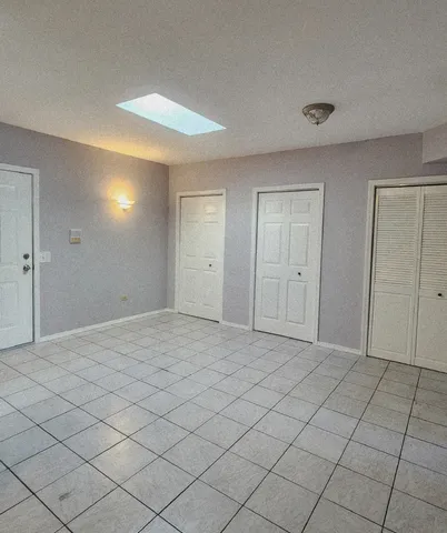 a view of an empty room