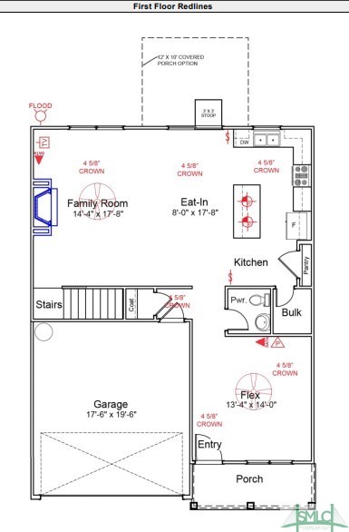 1001 Easthaven Boulevard Pooler, GA 31322 - Photo 43 of 44 1st floor floorplan