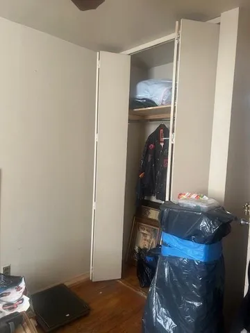 a room with storage and utility