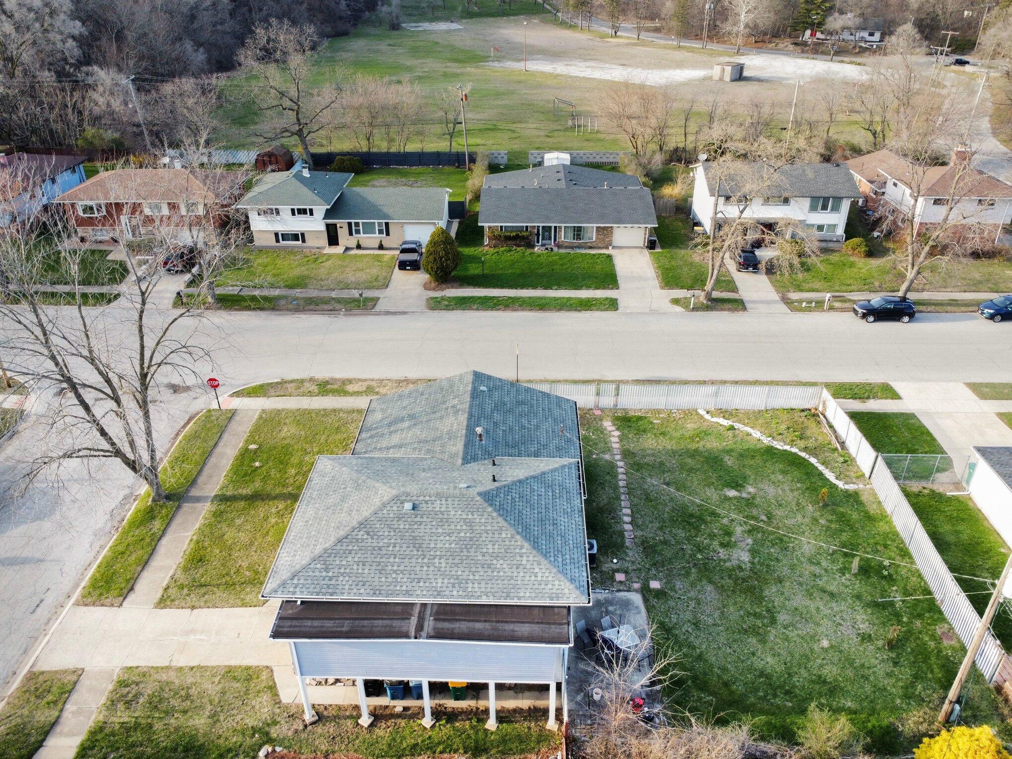 551 Union Place Gary, IN 46403 - Photo 27 of 28 an aerial view of a house with a yard