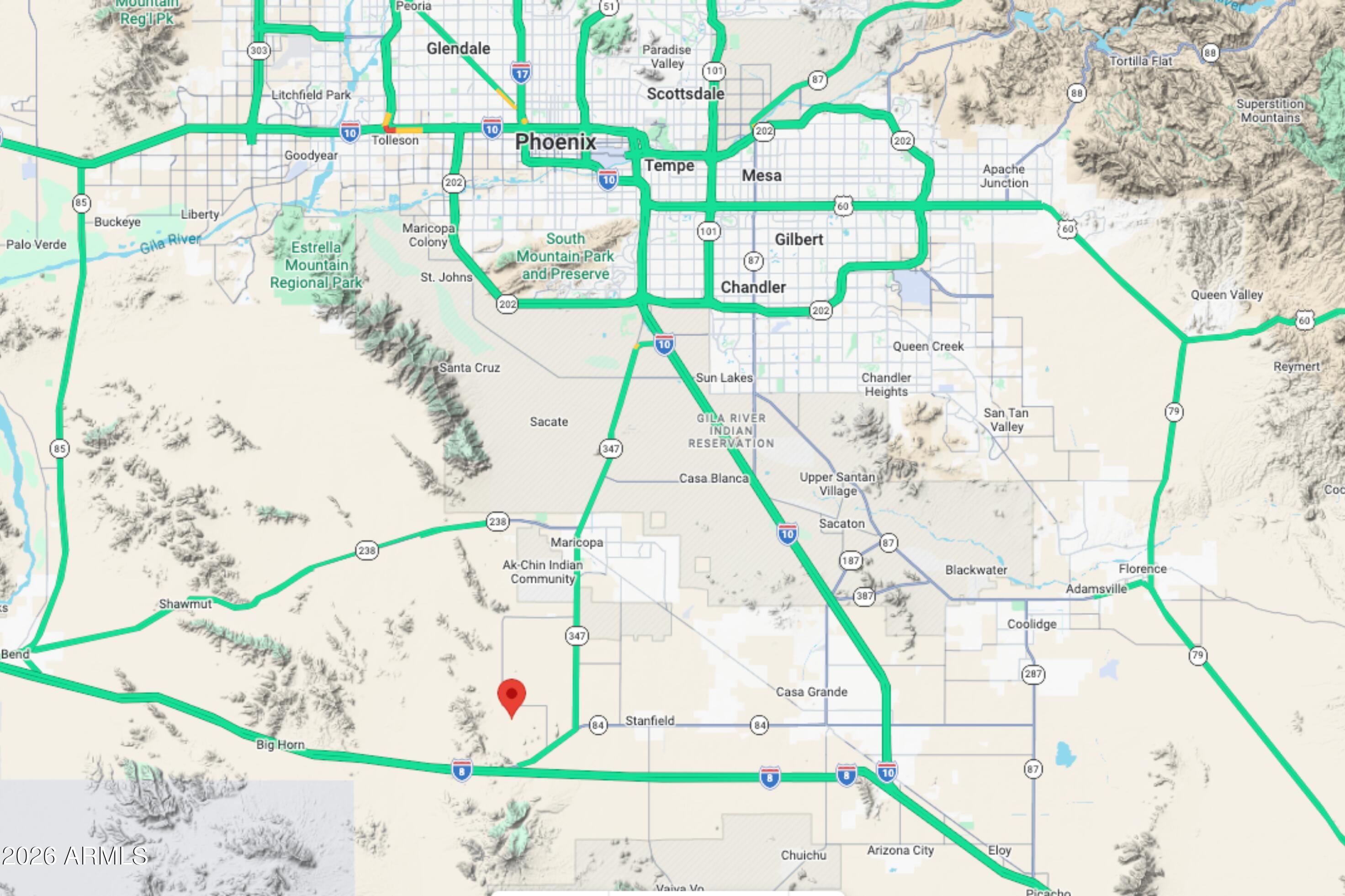 0 North Falton Road Maricopa, AZ 85139 - Photo 12 of 14 Map 1