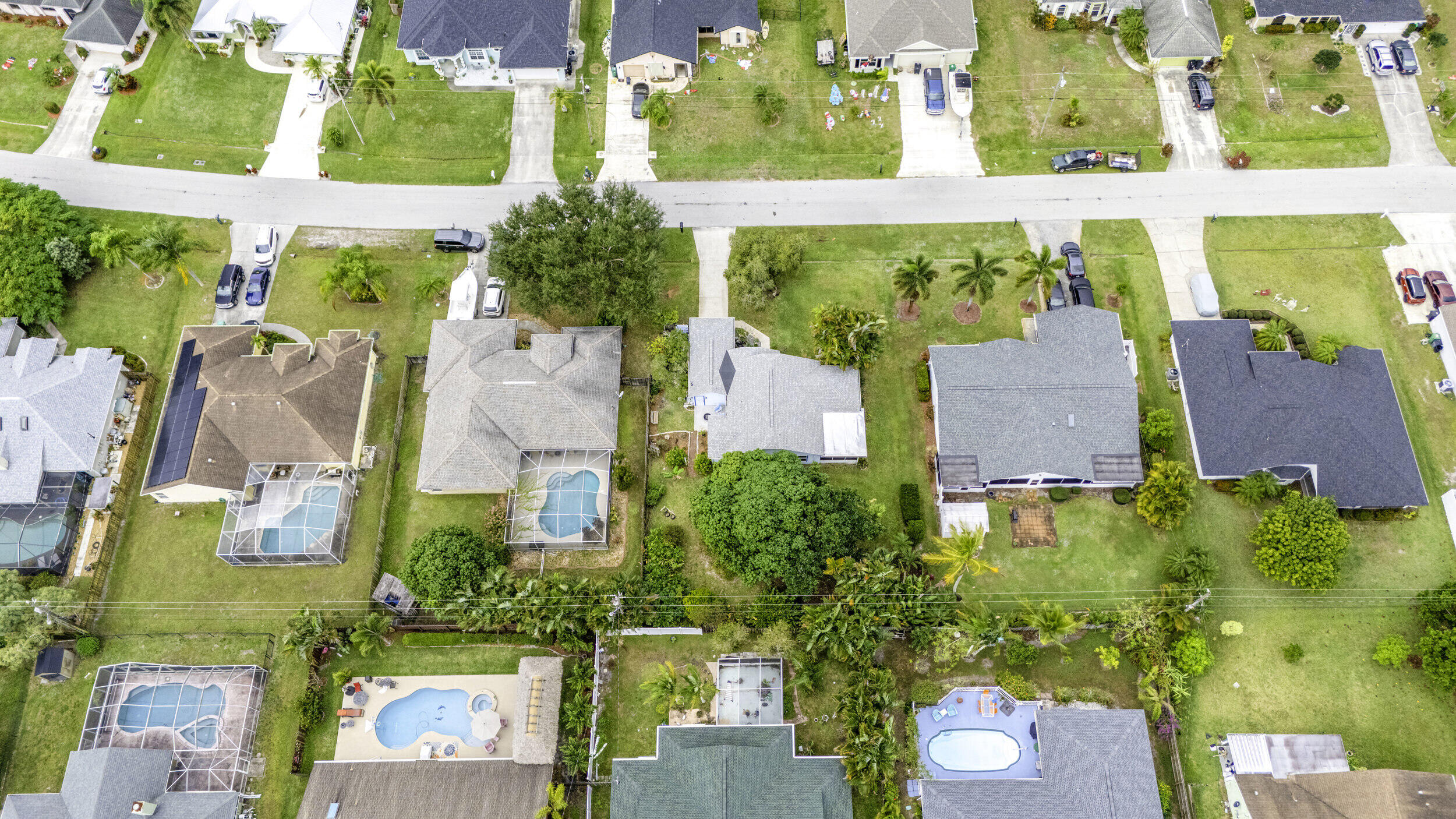 6851 Northwest Jorgensen Road Port St. Lucie, FL 34983 - Photo 33 of 37 35_aerial view back yard