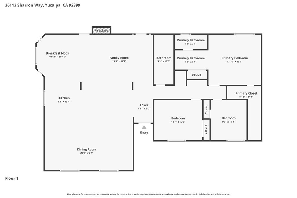 36113 Sharon Way Yucaipa, CA 92399 - Photo 49 of 49 Floor plan