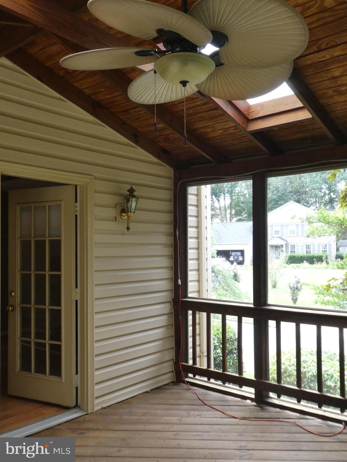 8710 Shadowlake Way Springfield, VA 22153 - Photo 5 of 80 Screened Porch with Ceiling Fan