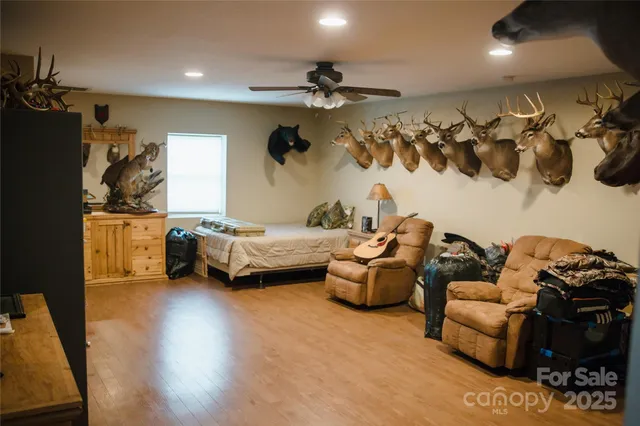 a bedroom with furniture and a couch