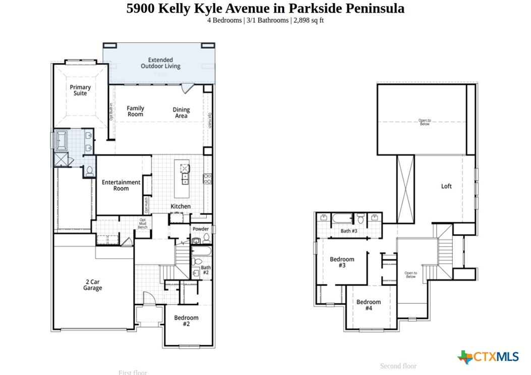 5900 Kelly Kyle Avenue Georgetown, TX 78628 - Photo 5 of 5 Spec Floorplan