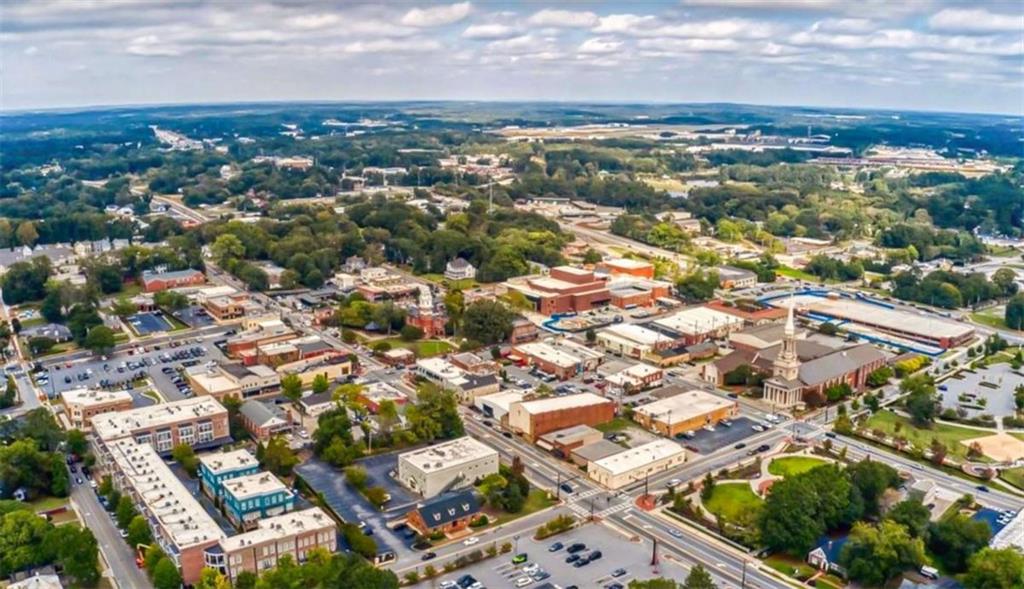 95 Bromes Street Lawrenceville, GA 30046 - Photo 36 of 37 an aerial view of residential building with parking