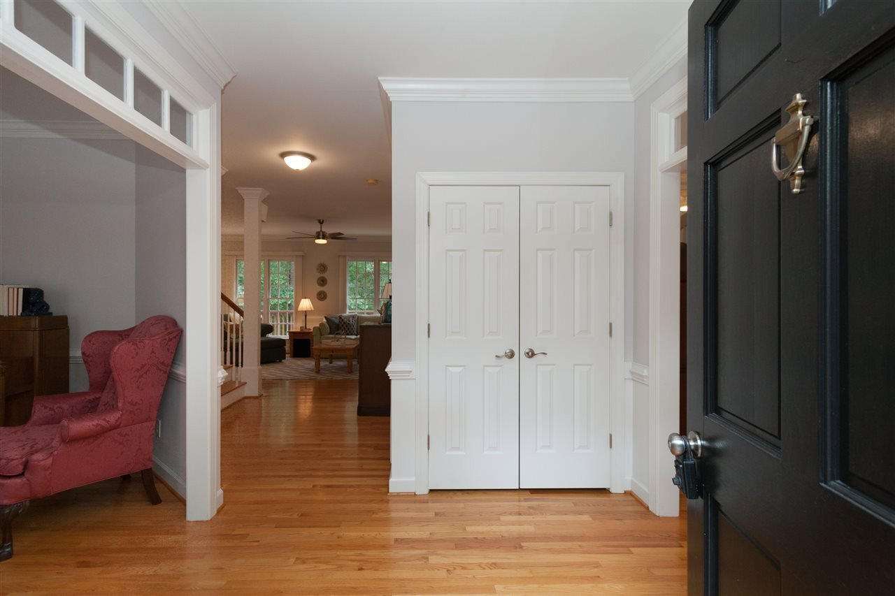 4124 Ridgebrook Bluffs Drive Raleigh, NC 27603 - Photo 2 of 24 Home has been beautifully maintained. Gleaming Hardwoods throughout main floor, heavy trim, transoms and lots of details. Entry