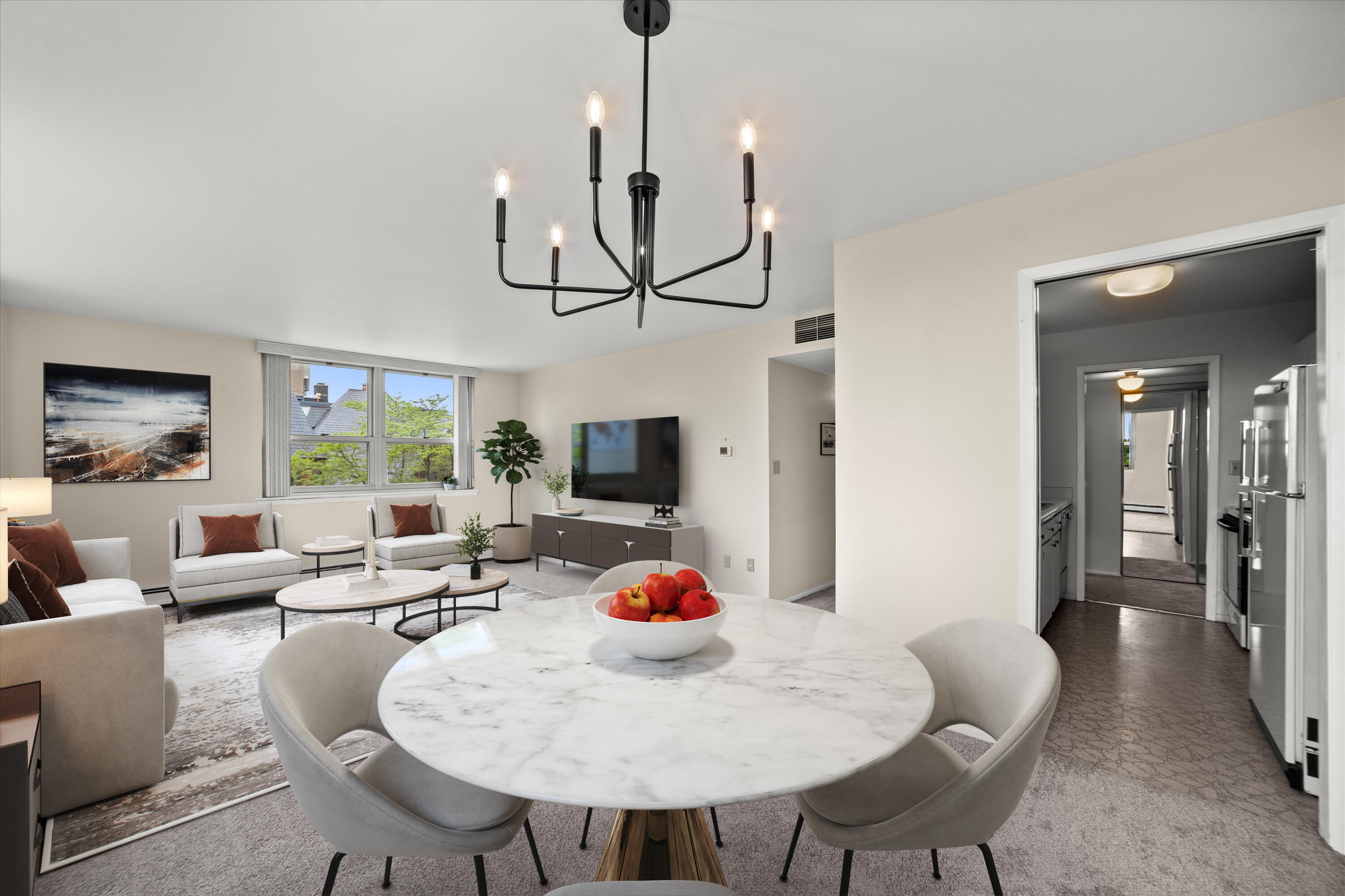 1707 North Prospect Avenue, Unit 4A Milwaukee, WI 53202 - Photo 5 of 20 Virtually Staged - Dining Room