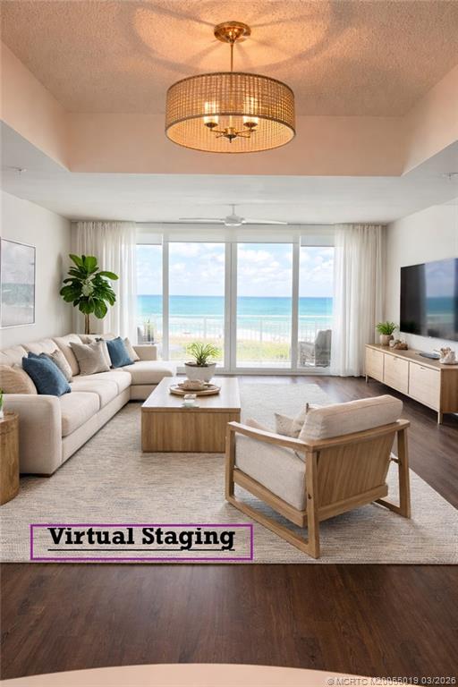 579 Northeast Plantation Road, Unit S303 Jensen Beach, FL 34957 - Photo 4 of 25 Living area with virtual staging