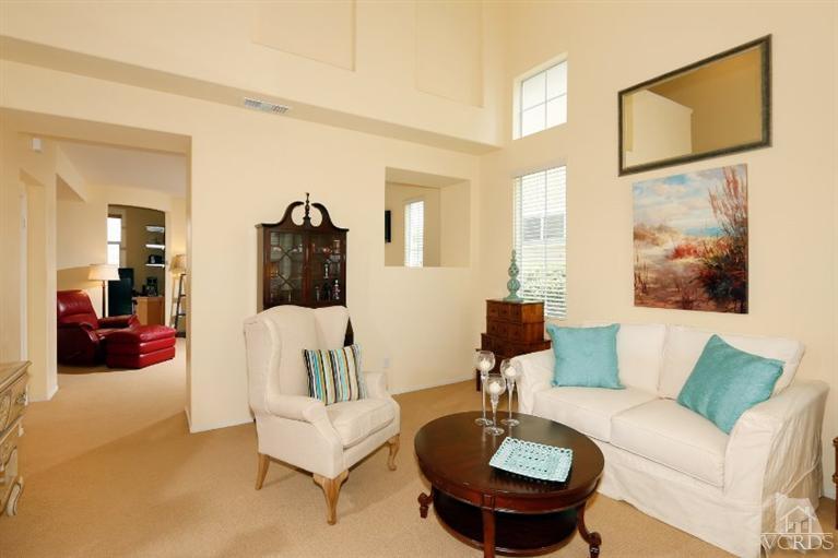 1636 Marigold Lane Simi Valley, CA 93065 - Photo 4 of 21 a living room with furniture and a large mirror