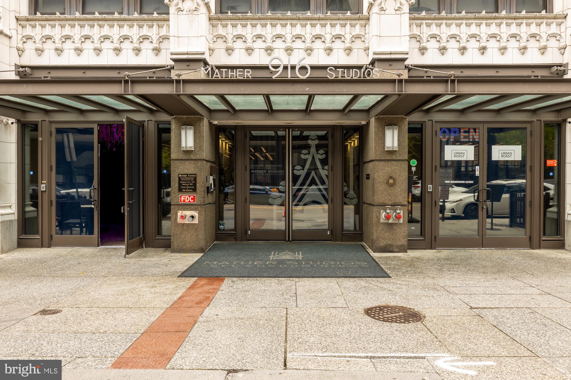 916 G St. Northwest, Unit 806 Washington, DC 20001 - Photo 18 of 19 a view of a building with a outdoor space