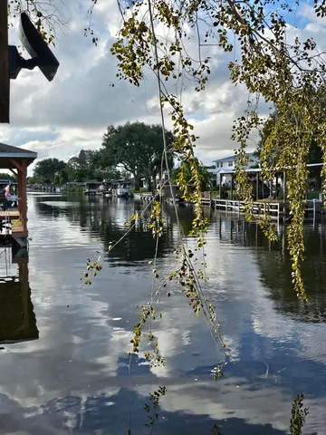 a view of a patio with two chairs next to a yard