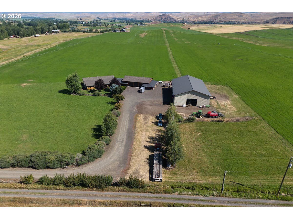 67079 Lostine River Road Lostine, OR 97857 - Photo 31 of 41 an aerial view of a house with a garden