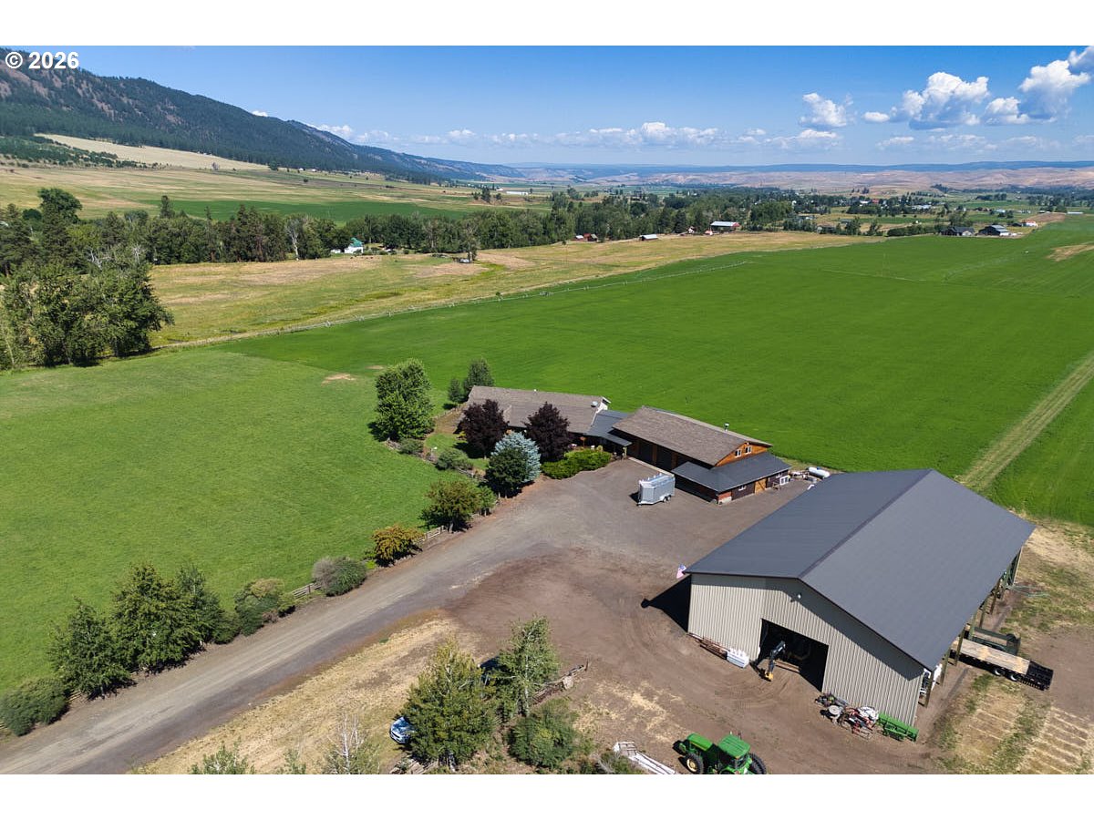 67079 Lostine River Road Lostine, OR 97857 - Photo 39 of 41 an aerial view of a house with a yard