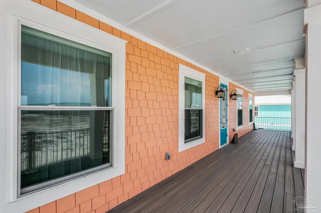 a view of wooden floor