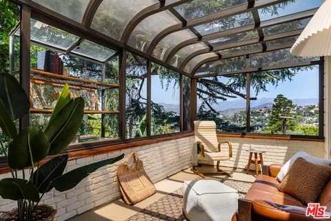 a view of outdoor seating