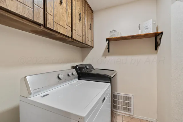 a room with storage and utility