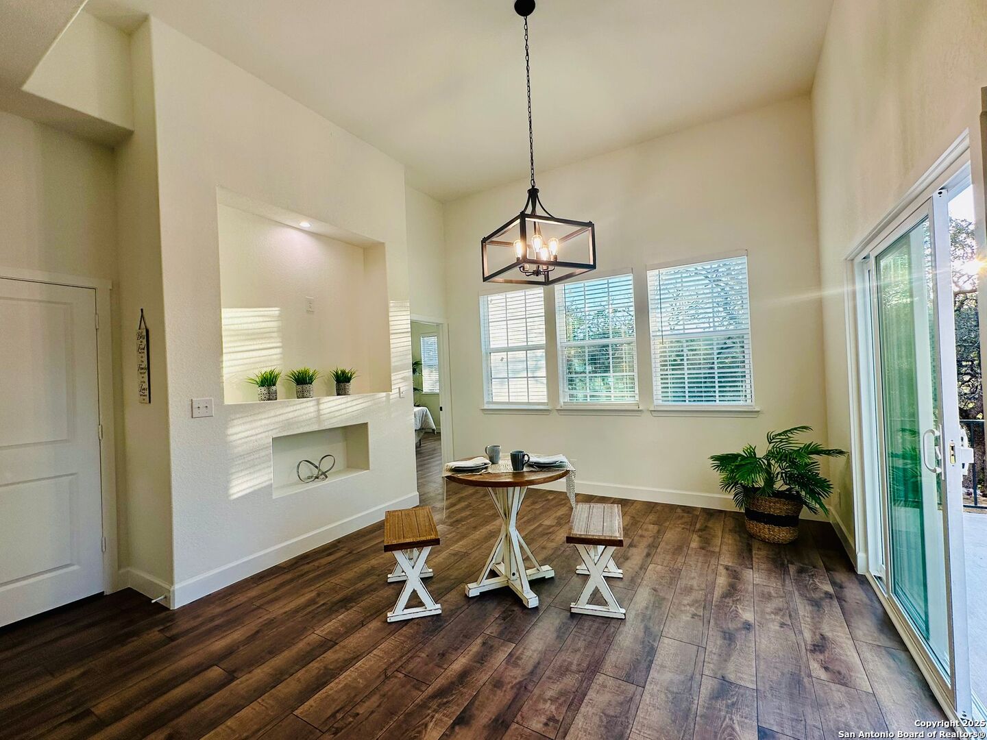 1064 Overbrook Lane Spring Branch, TX 78070 - Photo 13 of 34 a workspace with wooden floor