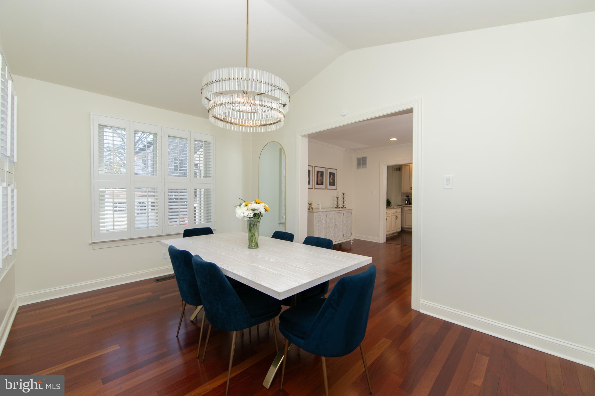 401 Spruce Street Haddonfield, NJ 08033 - Photo 13 of 40 a view of a dining room with a table and chairs