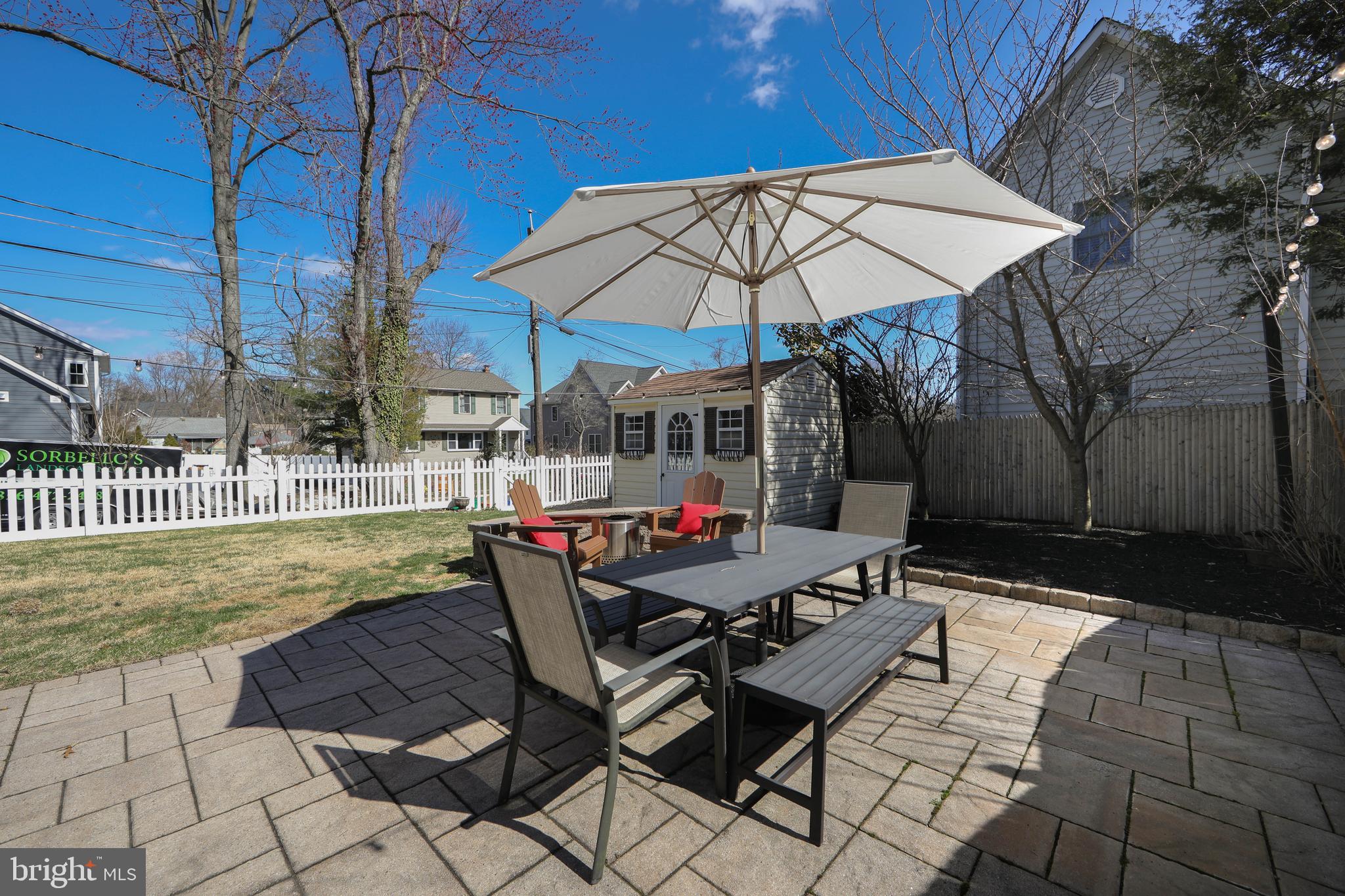 401 Spruce Street Haddonfield, NJ 08033 - Photo 40 of 40 a view of outdoor space yard deck patio and outdoor seating