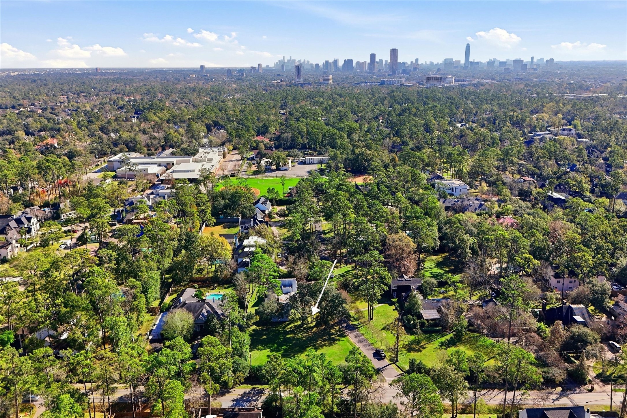 320 Blalock Road Piney Point Village, TX 77024 - Photo 16 of 22 an aerial view of multiple house
