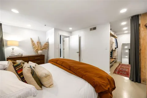 a very nice looking room with a large window