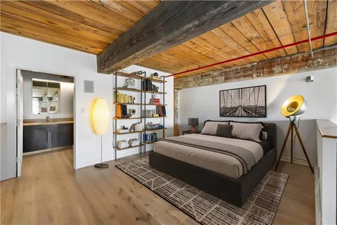 a room with gym equipment