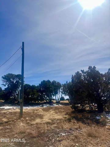 a view of a field of mountains in the background