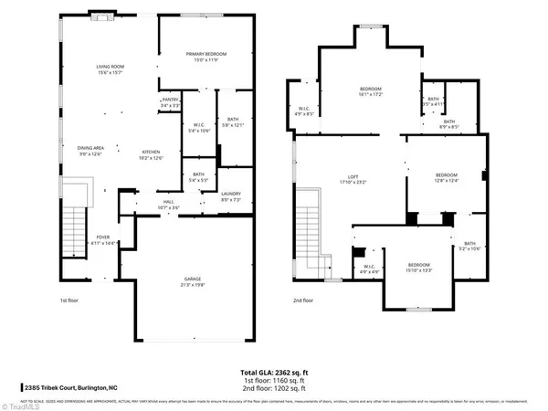 $387,500 | 2385 Tribek Court, Burlington, NC 27215