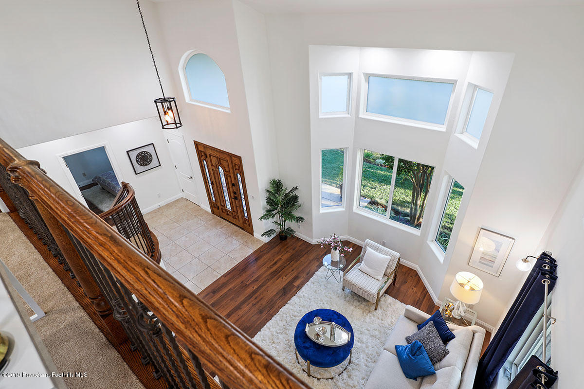 7215 Summitrose Street Tujunga, CA 91042 - Photo 26 of 47 a view of a workspace with furniture and a window