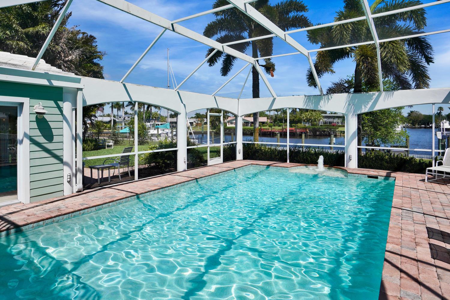 2637 Northwest S Shore Road Stuart, FL 34994 - Photo 22 of 45 Pool area