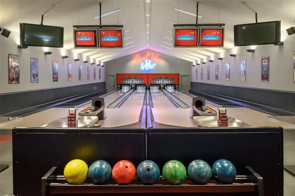 a view of a car in garage