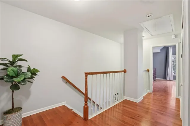an aerial view of a house with swimming pool