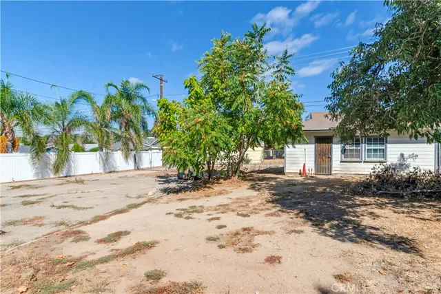 a view of a out door space area