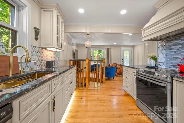 a outdoor space with lounge chair