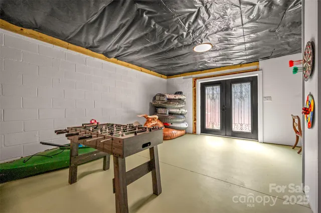 a house view with a garden space