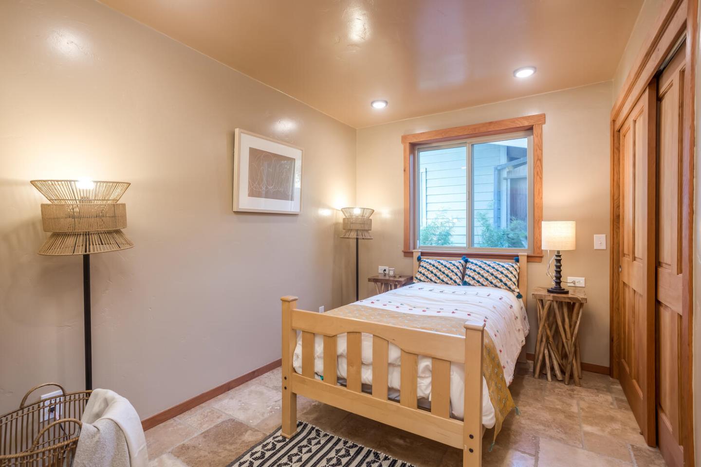 280 San Benito Road Brisbane, CA 94005 - Photo 35 of 63 a bedroom with a bed and a table
