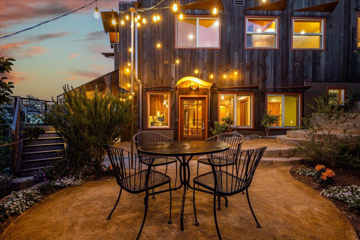 280 San Benito Road Brisbane, CA 94005 - Photo 40 of 63 a view of a chairs and tables in patio