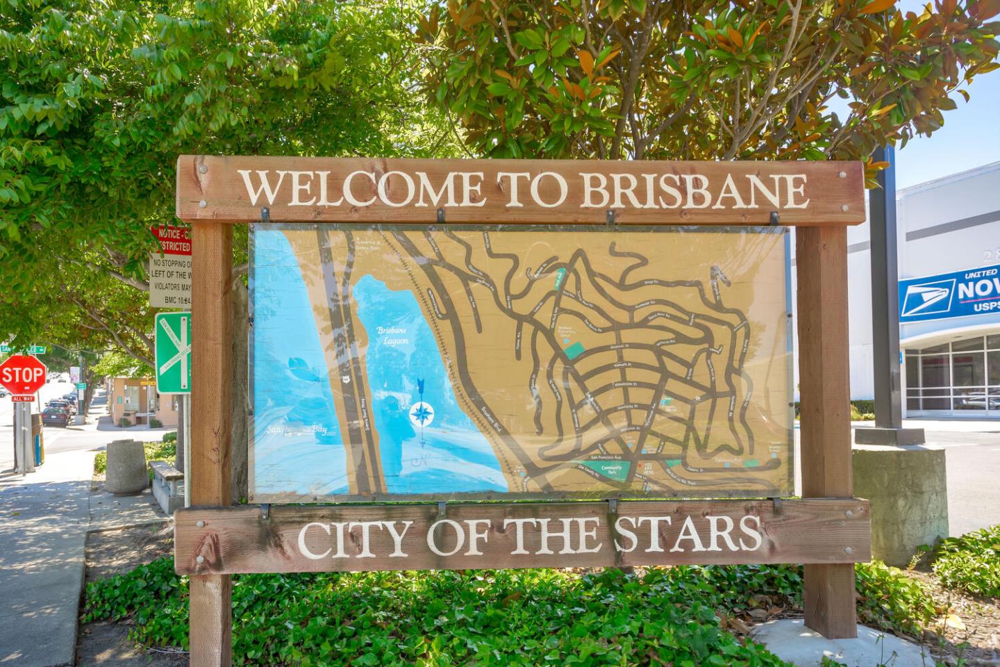 280 San Benito Road Brisbane, CA 94005 - Photo 45 of 63 a street sign on a pole