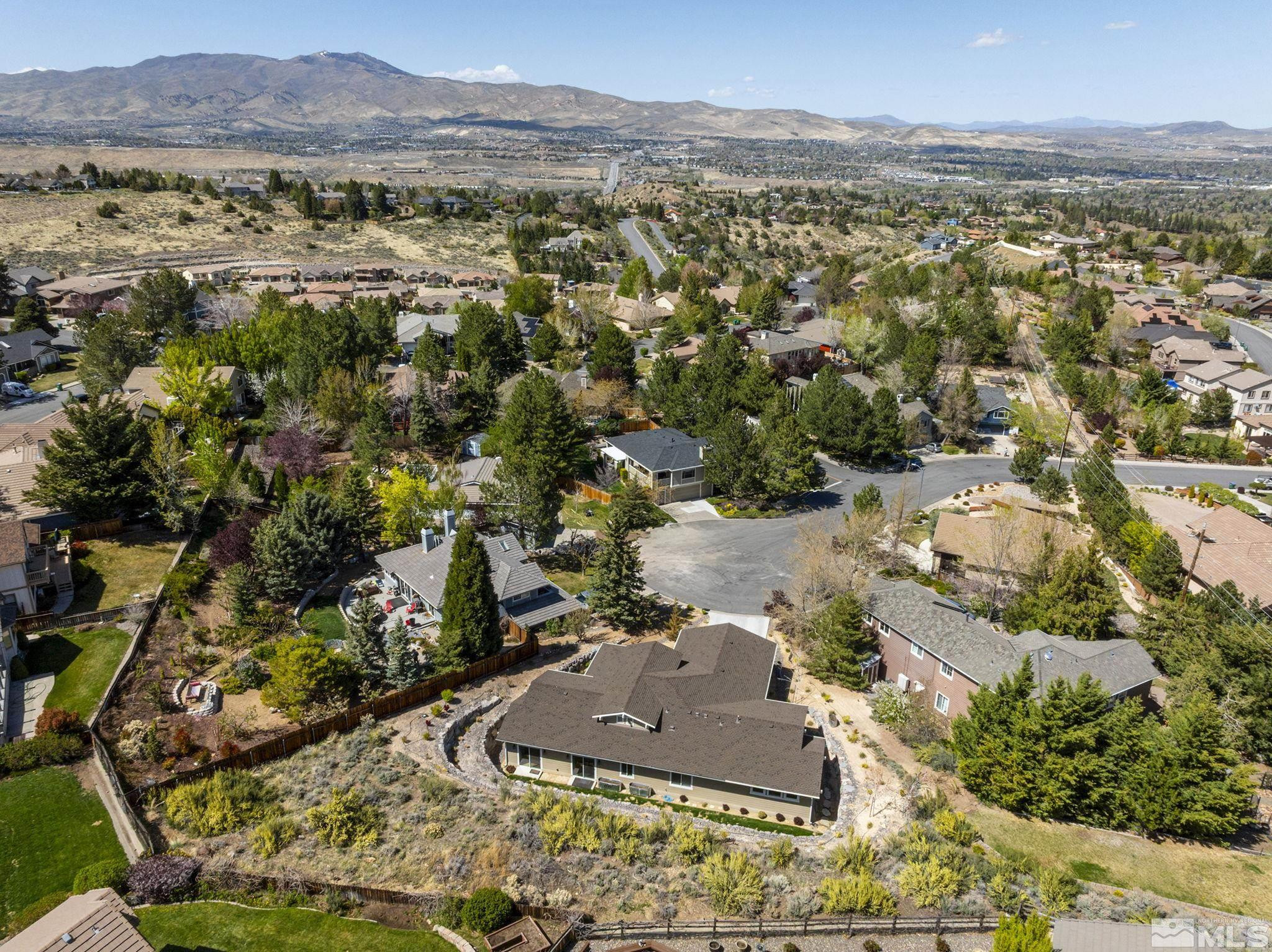3880 Royer Court Reno, NV 89509 - Photo 26 of 29 an aerial view of residential house and outdoor space